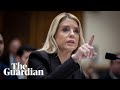 Pam Bondi defends DOJ handling of Epstein files in heated House hearing
