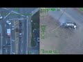 Caught on Camera: Police helicopter follows suspect in high-speed chase