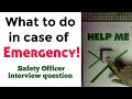 What to do in case of emergency?