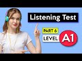 A1 Listening Test - Part 6 | English Listening Test