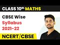 CBSE Term Wise Syllabus | Class 10 Maths Syllabus | CBSE 2024-25