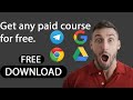How to get any paid course for free || Get paid courses for free || Download paid courses for free.