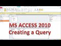 Creating a Query in MS ACCESS 2010 (Support us at rohin-hdfc@ybl \u0026 rohin-pnb@ybl)