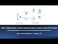 What is B2B Collaboration | Configure B2B collaboration | Invite external users to Azure AD Tenant