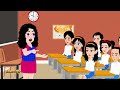 Cruel teacher and poor girl moral stories | Latest story | magic cartoon | new story | cruel mam