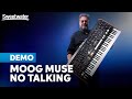 Moog Muse Demo: No Talking, Sounds Only — Daniel Fisher’s Synth Voyage