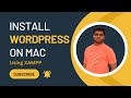 How to install WordPress on Mac OS using XAMPP