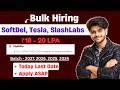 🤯TESLA \u0026 S\u0026P Global Hiring | 2026, 2025 Batch Hiring Off Campus | Freshers Apply