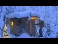 Surviving a SNOWTORM in a Log House |The most intense blizzard ever