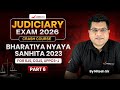 BNS 2023 Crash Course 🔥| Bhartiya Nyaya Sanhita 2023 | New Criminal Law | Judiciary Exam 2026