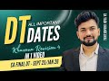 DT All Important Dates in 1 Video|CA Final DT Khazana Revision-4for Sept25/Jan26|CA Yash Khandelwal