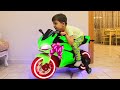 Tema ride on Sportbike Power Wheels and Surprise toys Unboxing
