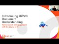 Introduction to Document Understanding and Document Understanding Framework (Overview)