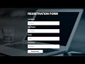 How to Create Simple Registration Form using only HTML and CSS || Sign up Page Design Tutorial
