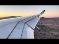 British Airways A350-1000 Sunset Landing into Las Vegas