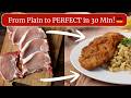 How to Make Crispy Pork Schnitzel in 30 Minutes!