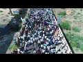 Drone Visuals with Huge crowd for YS Jagan entering Krishna District - 14th April 2018