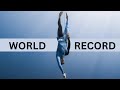 Free Immersion Freediving World Record by Petar Klovar at CMAS Competition 2022