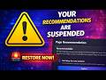 Restore Facebook Page Recommendations | Fix “Your Recommendations Are Suspended” 2026