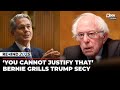 'That's Not The Question': Fiery Sanders Vs Bessent Clash during Senate Hearing | Rewind 2025 | US