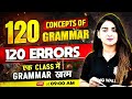 120 Rules of Grammar | English Grammar in One Shot | 120 Rules by Anchal Ma'am