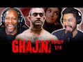 GHAJINI Movie Reaction Part 1/4! | Aamir Khan | Asin Thottumkal | Jiah Khan | A.R. Murugadoss