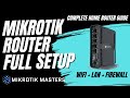 MikroTik hAP Router Full Setup | LAN, WAN, WiFi
