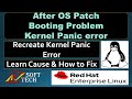 After OS patching Boot Problem/Kernel Panic Issue on Linux Server | Linux Tutorial | ARV SoftTech