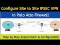 Day-09 | Configure Site to Site  IPSec VPN in PaloAlto Firewall | Paloalto Firewall Full Course