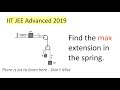 Want to Master Mass Pulley Spring System? Watch This IIT JEE 2019 Advanced Problem #jeeadvanced