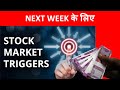 अगले हफ्ते Market के इन Triggers से कैसी रहेगी बाजार की चाल?