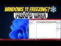 Windows 11 Freezing Here's How to Find \u0026 Fix the Real Cause! (Event Viewer Guide)