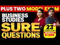 Plus Two Model Exam | Business Studies | Sure Questions | Exam Winner