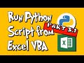 Run Python Script from Excel VBA - Part 3.1