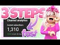 📸How to become a ROBLOX YOUTUBER in 3 STEPS📸 | Roblox