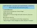 Maternal Mortality Causes and its Factors