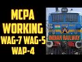 MCPA WORKING WAG7। WAG-5 MCPA WORKING। WAP4 MCPA WORKING। baby compressor in locomotive
