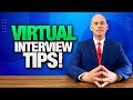 TOP 10 VIRTUAL JOB INTERVIEW TIPS! (How to PASS an Online Zoom, Skype, or HireVue Job Interview!)