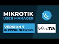 Mikrotik User Manager - User Manager Version 7 in PPPoE Network | Mikrotik Configuration Tutorial