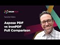 Aspose vs. IronPDF: A Comparison of Two Leading C# PDF Libraries
