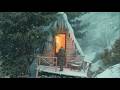 24 Hours Survival in a Wooden Cabin Below 0°C | Extreme Winter Survival Challenge