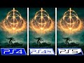 Elden Ring | PS4 - PS4 Pro - PS5 | Graphics \u0026 FPS Comparison | beta