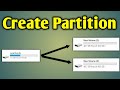 Partition In Windows 10 After Installation | How To Create Partition In Hp Laptop Windows 10