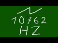 10762 hz saw