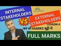 #4 Difference Between Internal and External Stakeholders