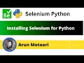 Installing Selenium for Python (Selenium Python)
