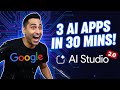 3 AMAZING Apps From Scratch Using The NEW AI Studio!