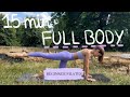 15MIN full body pilates workout for beginners // tone and lengthen your body // no equipment