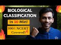 Biological Classification in 30 Min! | Fast Revision ONE SHOT🔥| NCERT Line to Line | Class 11 | NEET