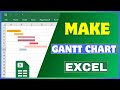 How To Make Gantt Chart In Excel | Build A Gantt Chart In Excel